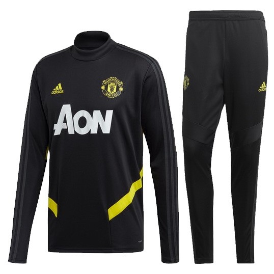 Chandal Niños Manchester United 2019-2020 Oro Negro